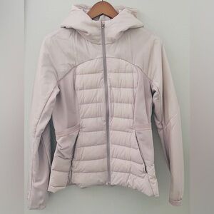 LULULEMON Down for It All Jacket size 8 in powder Pink color